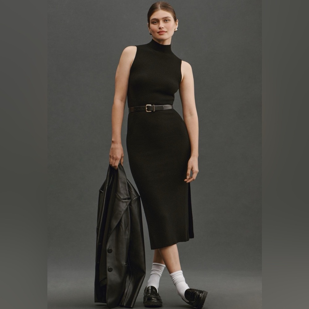 REFORMATION Ida Cashmere Sleeveless sweater dress